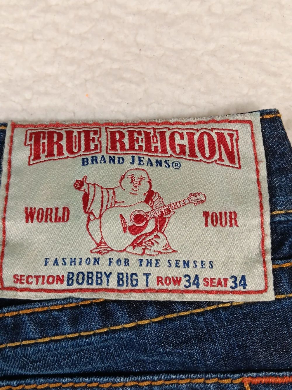 True Religion wallet fade
